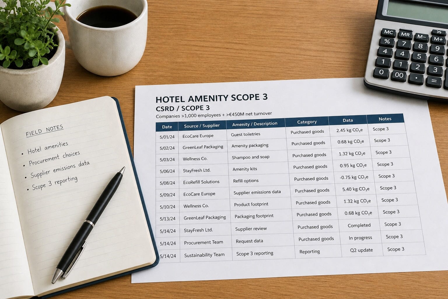 Why Your Amenity Choices Are About to Show Up in Your Scope 3 Report