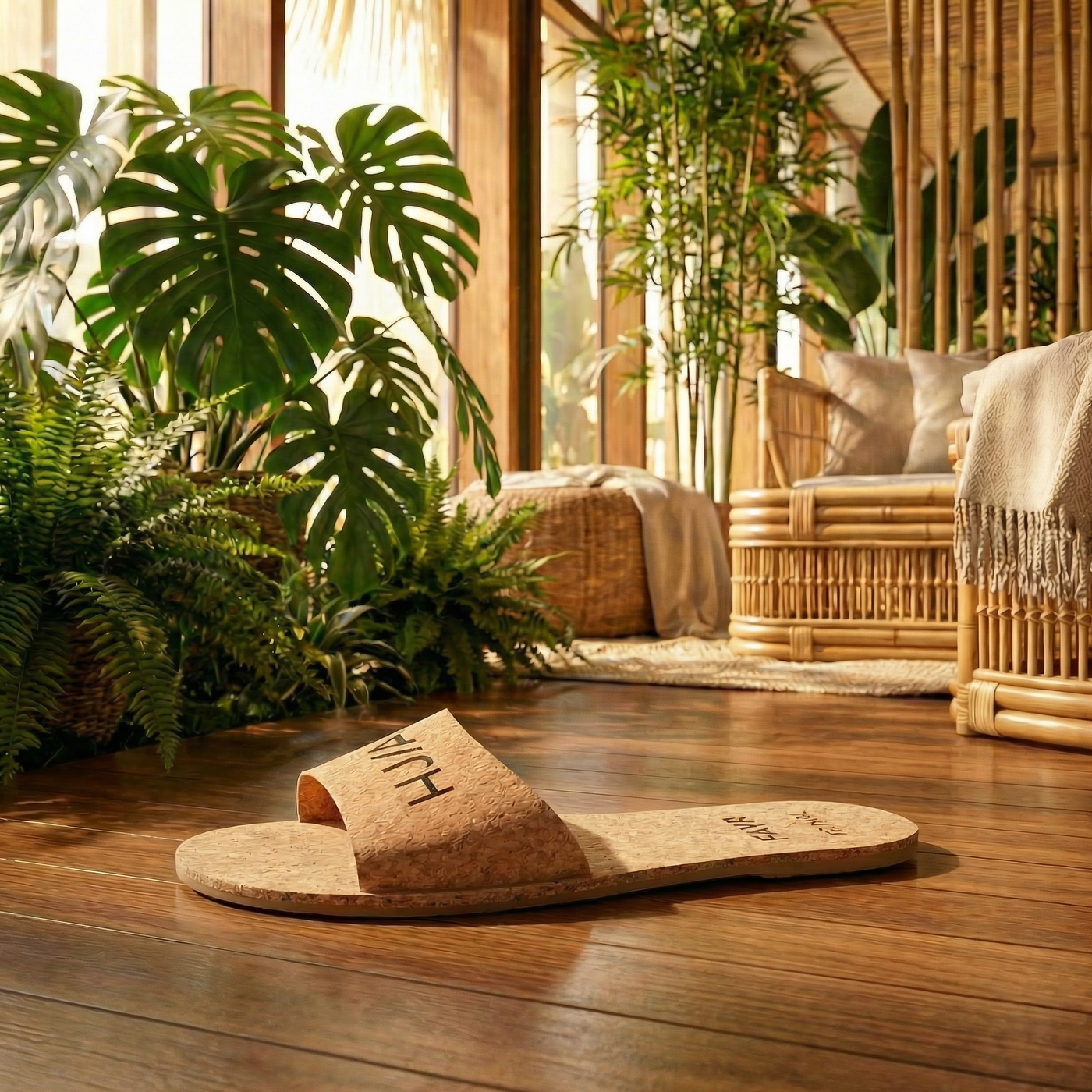 Circular Cork Slippers